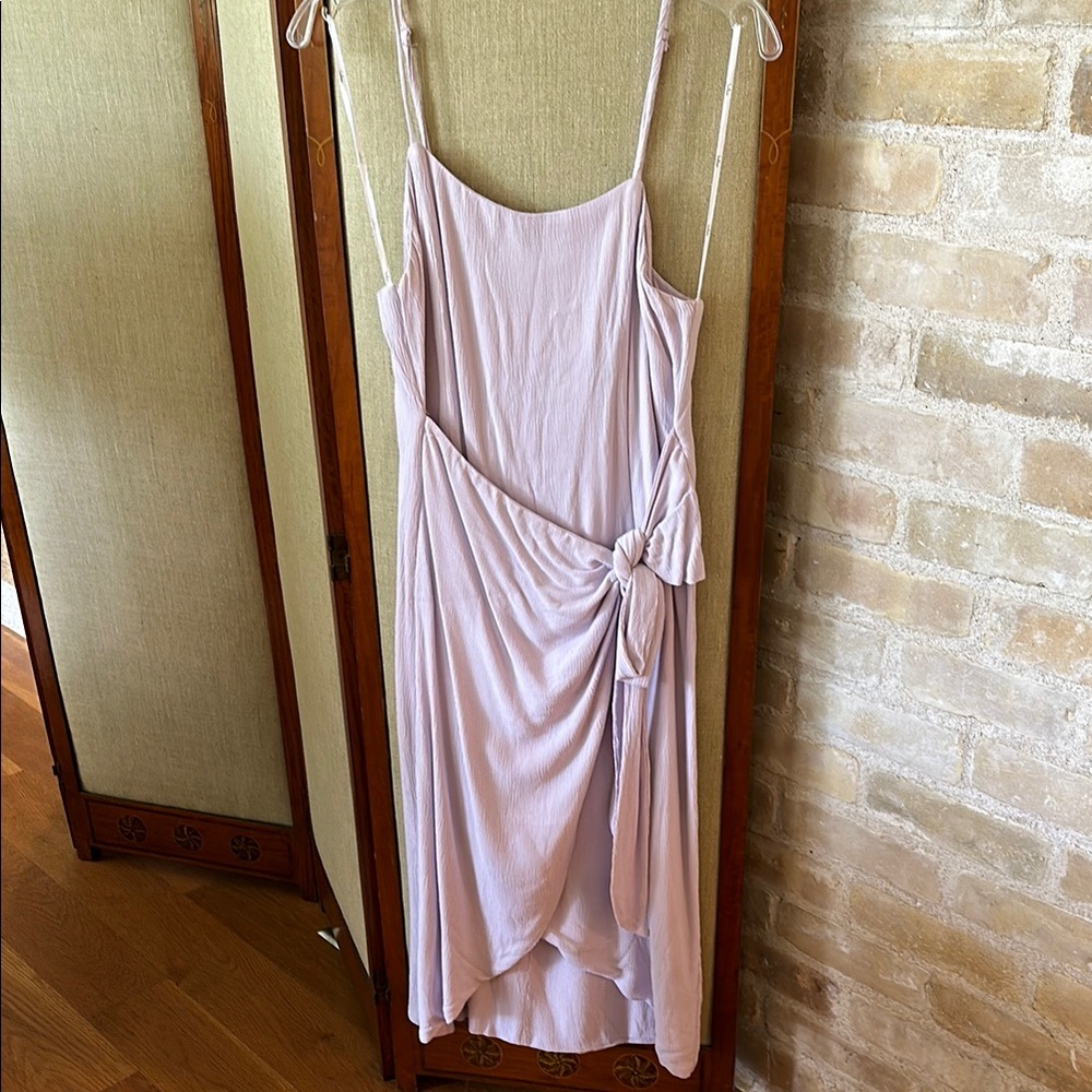 Lulu's light purple/lilac side-tie spaghetti strap High Low Sundress size Medium
